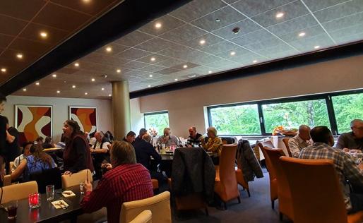 Foto in het restaurant