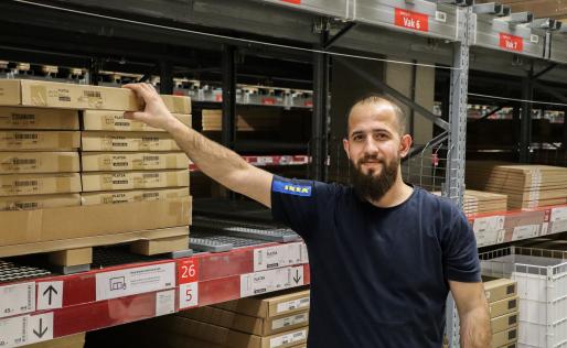 Mohamad bij IKEA