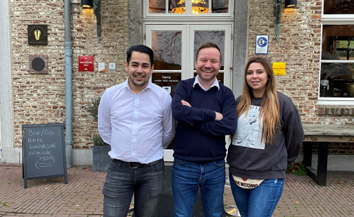 Thyago, Ron en Alma bij Hotel Restaurant Kasteel Elsloo