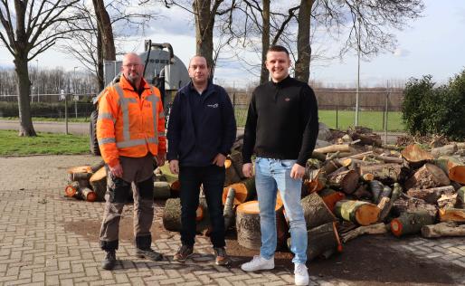 Paul, Ricardo Boumans en Lars Wolfswinkel 