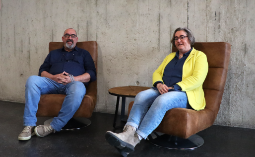 Albert Hakens en Wanda Miller, jobcoaches van WSP Parkstad