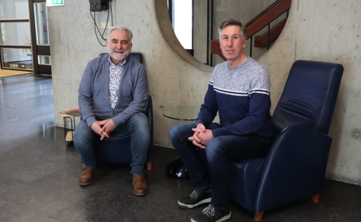 Sociaal begeleiders Rob Jegering en René Bastiaens