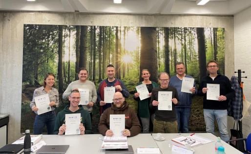 Deelnemers van de Buddytraining met certificaat