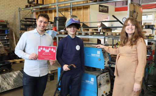 Remco en Mieke met de winnaar CompetenSYS 
