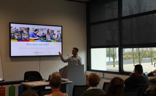 Start van de hoe kan het wel sessie presentatie in beeld