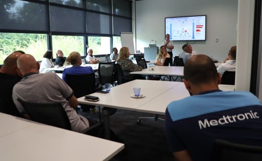 Bijeenkomst Asielzoekers in de MedTech bij Medtronic