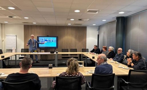 Fred presenteert