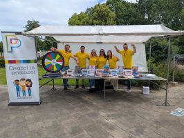 Team Duale Poort op B&B festival bij de BVS