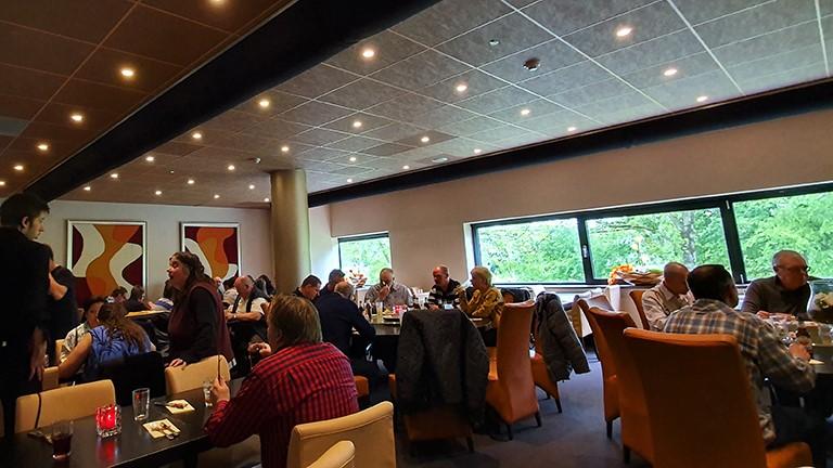Foto in het restaurant