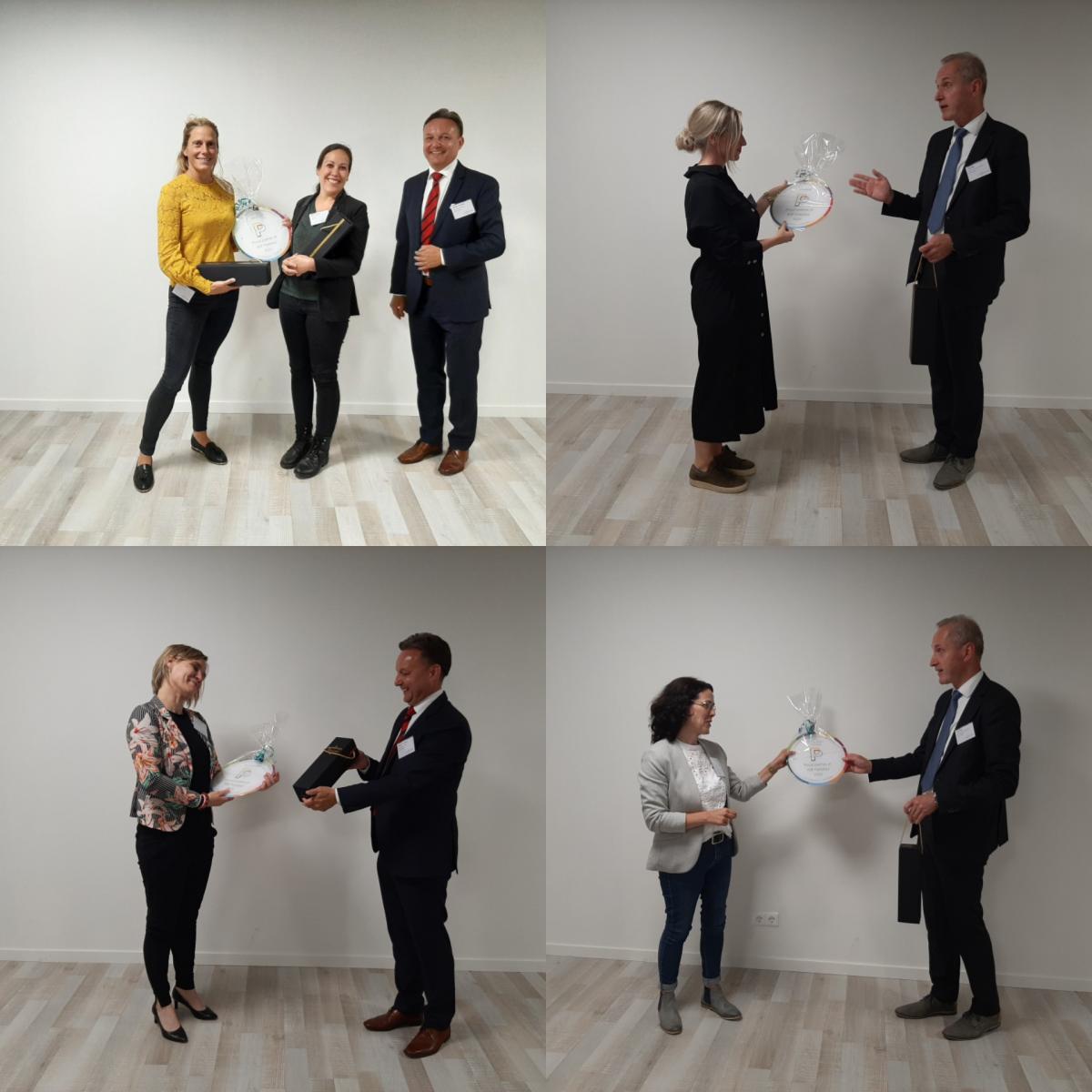 Uitreiking ambassadeursplaquette