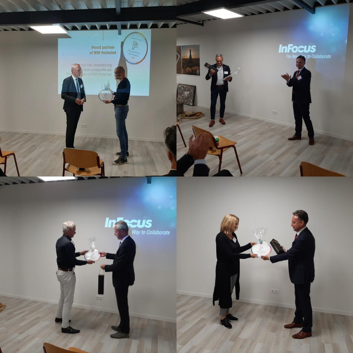 Uitreiking ambassadeursplaquette