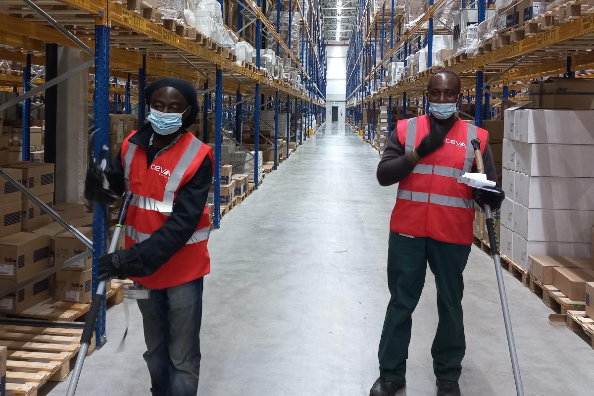 Kandidaten aan het werk bij Ceva
