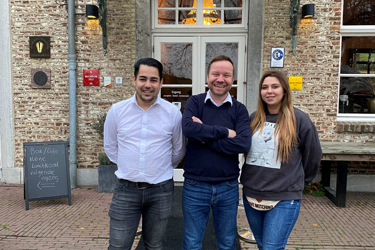 Thyago, Ron en Alma bij Hotel Restaurant Kasteel Elsloo