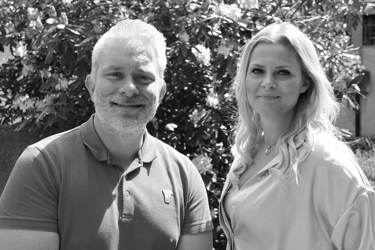 Rutger van Meulebrouck en Vera Niederberger, onze vaste contactpersonen bij Kredietbank Limburg