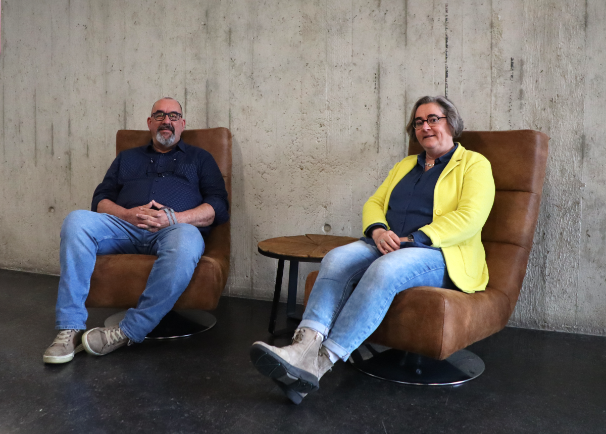 Albert Hakens en Wanda Miller, jobcoaches van WSP Parkstad