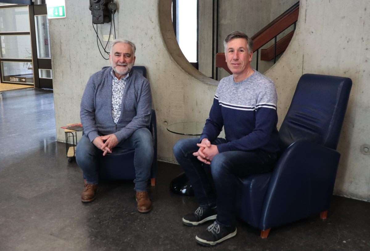 Sociaal begeleiders Rob Jegering en René Bastiaens