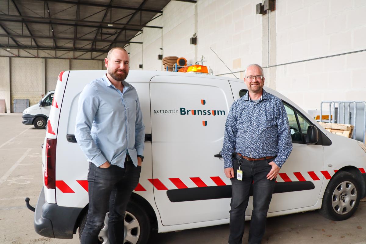 Erwin en Tim bij gemeente Brunssum