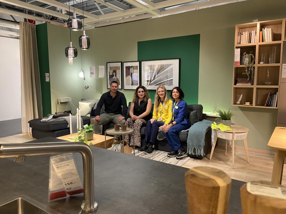 Maikel, Asiya, Sharon en Firoozeh