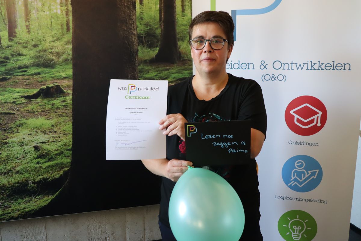 Deelnemer training assertiviteit