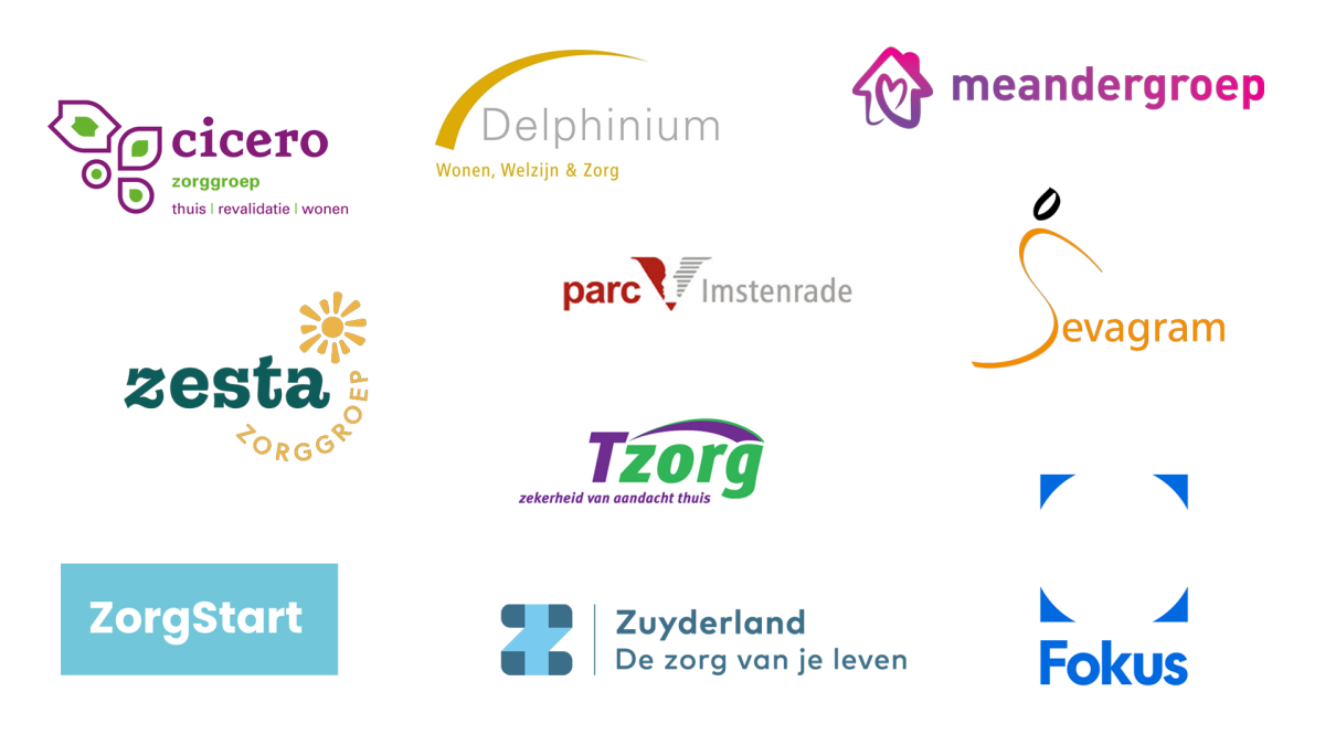 Logo's zorgorganisaties