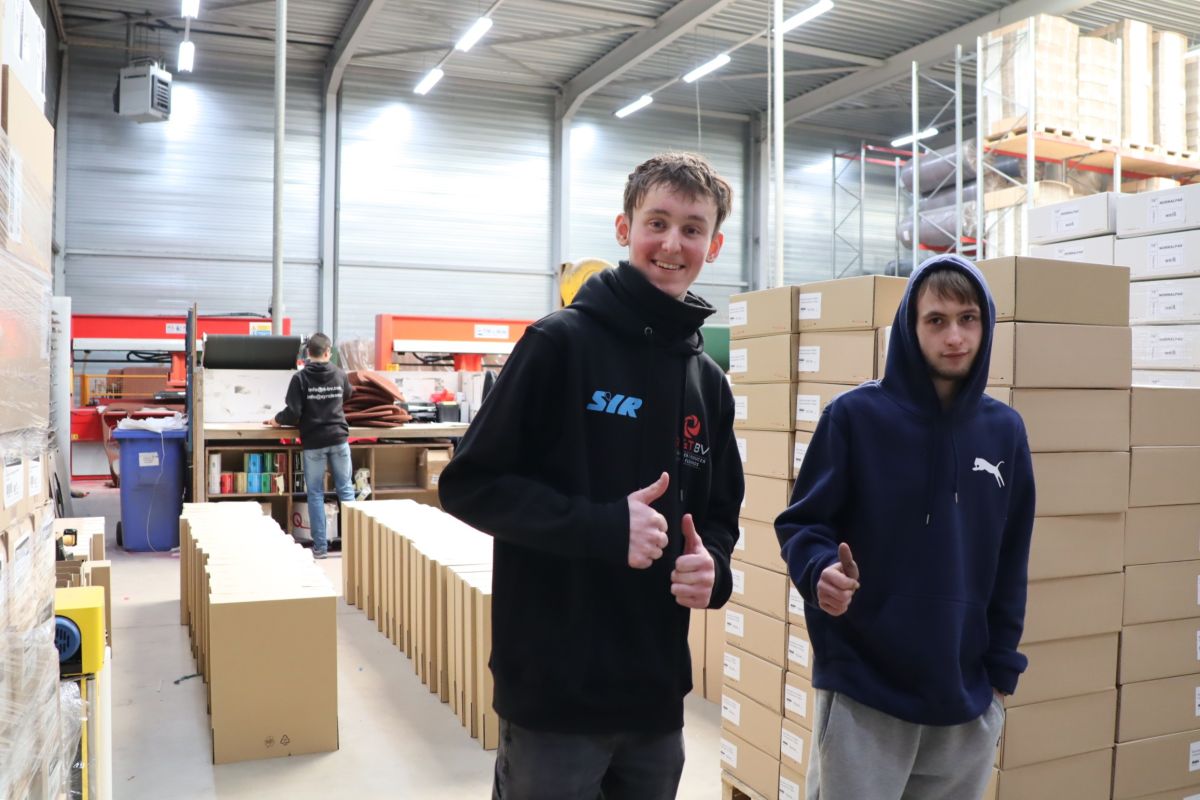 Daan en Jessey bij R&T Landgraaf