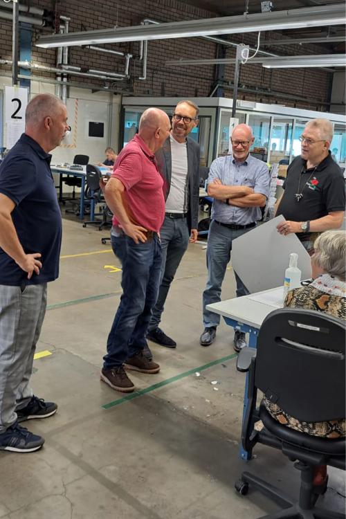 Wethouders op bezoek bij Beschut 2.0