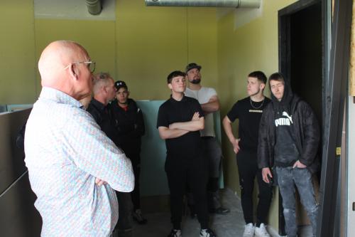 bekijken bouw clubhuis