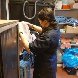 Celana aan het werk in de zorg