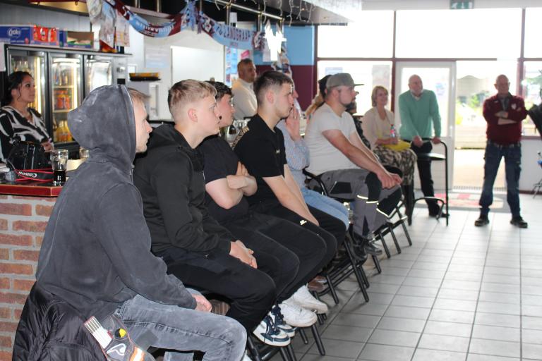 Presentatie aan cursisten