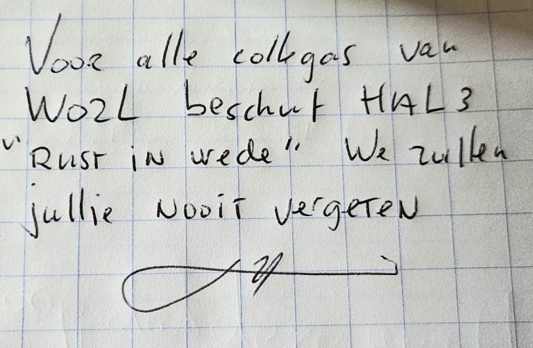 Gedenk tekst