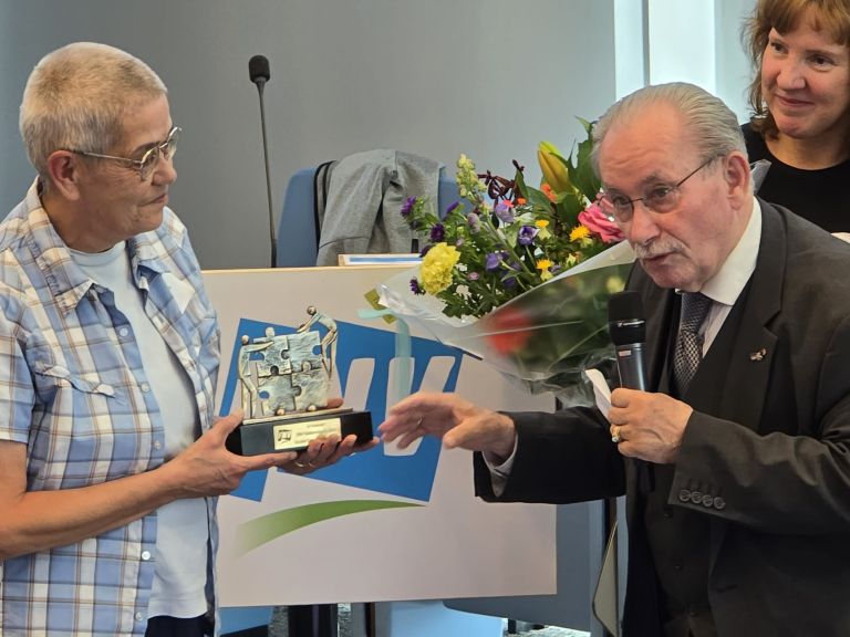 Astrid in Utrecht met Award