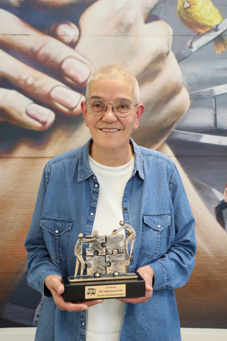 Astrid met award